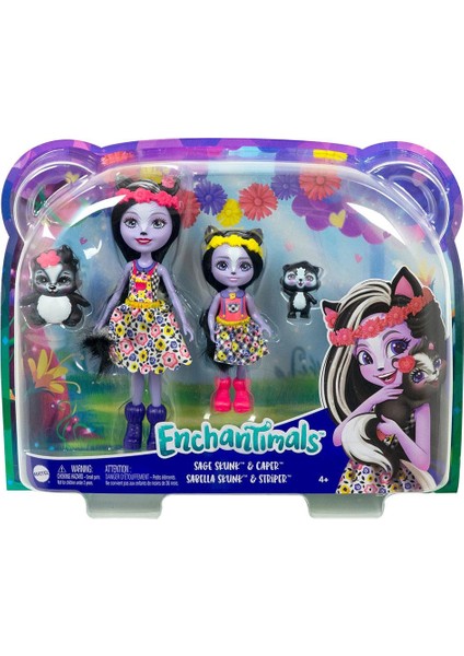 Enchantimals Kız Kardeş Bebekler HCF79 HCF82 Lisanslı Ürün