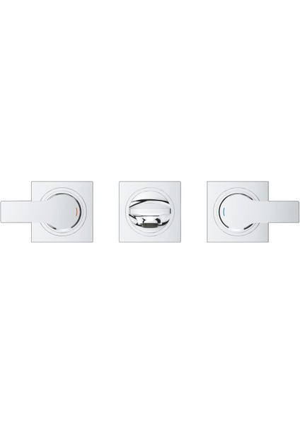Allure 3 Delikli Lavabo Bataryası 1/2″ S-Boyut - 20189002