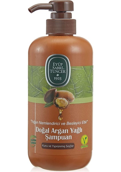 Doğal Argan Yağlı Şampuan 600 ml