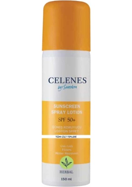 Celenes By Sweden Güneş Koruyucu Losyon Sprey Spf+50 150 ml