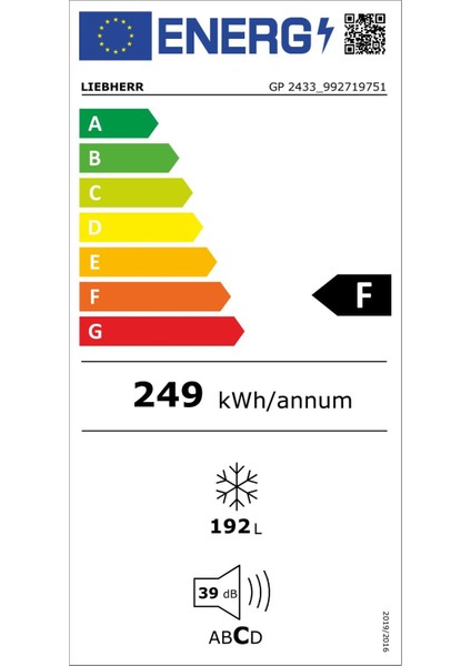 GP 2433 Comfort SmartFrost 6 Çekmeceli Derin Dondurucu