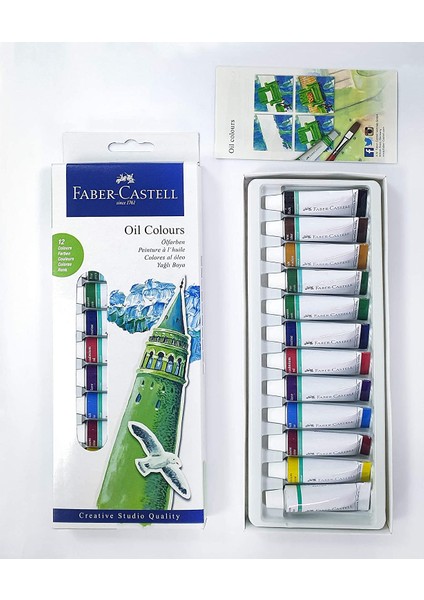 Yağlı Boya Tüp 12 Renk 12 ml 16 95 02
