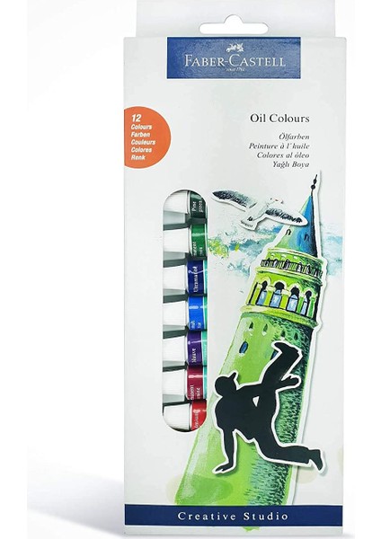 Yağlı Boya Tüp 12 Renk 12 ml 16 95 02 modelleri
