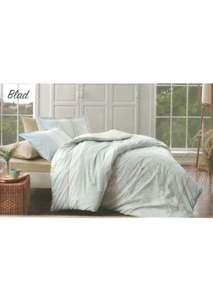 Nevresim Takımı Ranforce Çift Kişilik Mint Blad