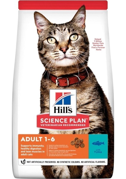 Science Plan Adult Yetişkin Ton Balıklı Kedi Maması 1,5 kg