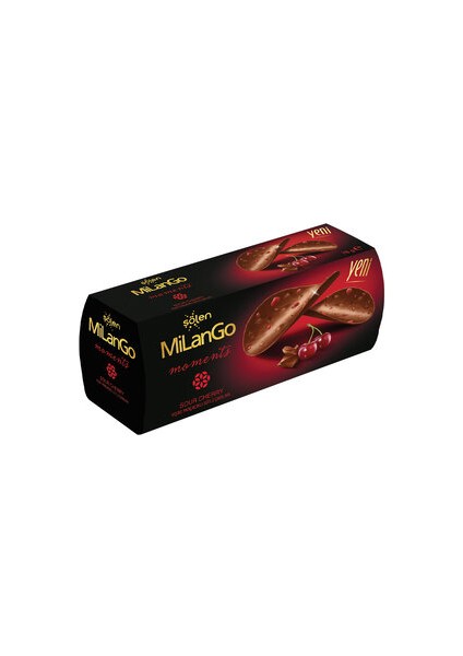 Milango Moments Vişne Parçacıklı Sütlü Çikolata 76 gr x 3