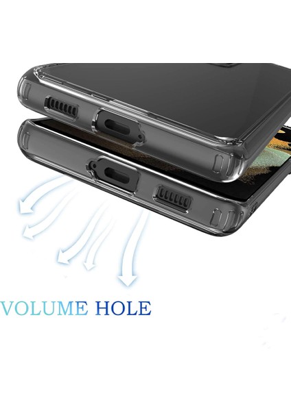 Samsung Galaxy S21 Ultra Kılıf 360 Şeffaf Ön Arka Koruma Silikon