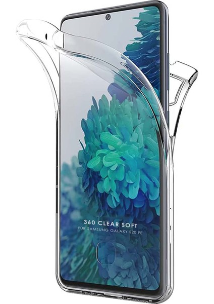Samsung Galaxy S20 Fe 360 Kılıf Şeffaf Ön Arka Korumalı Silikon