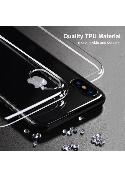 Apple iPhone Xs (5,8'') 360 Kılıf Silikon Şeffaf Ön Arka modelleri