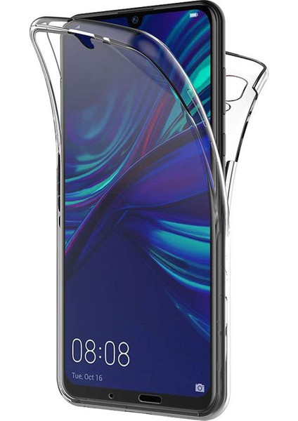 Huawei P Smart 2019 360 Derece Kılıf Kristal Silikon Şeffaf Soft