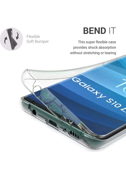 Samsung Galaxy S10E 360 Derece Kılıf Şeffaf Silikon Ön Arka fırsatları