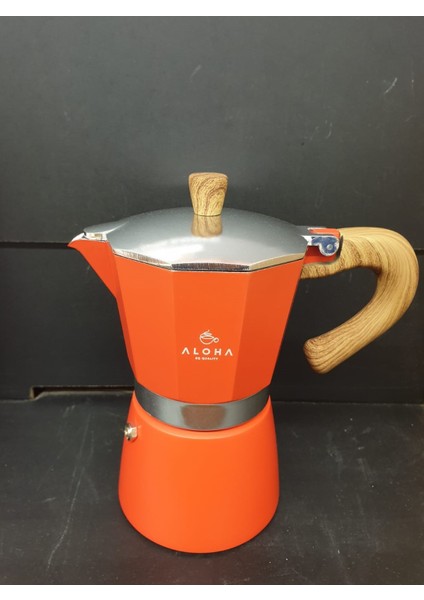 Aloha Moka Pot 3 Cup 150 Ml Alüminyum