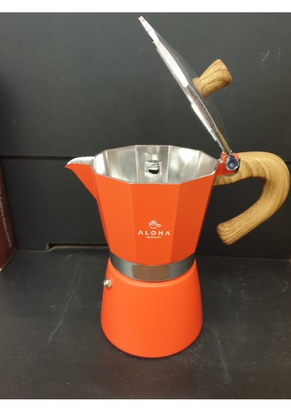 Aloha Moka Pot 3 Cup 150 Ml Alüminyum