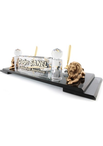 Grand Pro Masa Isimliği Yatan Arslanlı Masa Isimliği modelleri