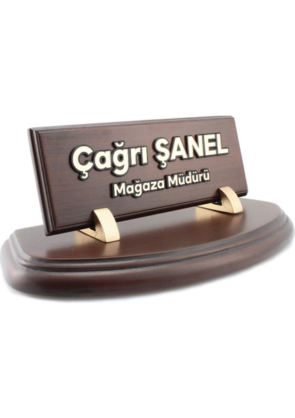 Yarım Oval Ahşap Masa Isimliği fiyatları