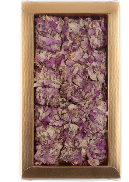 Gül Yapraklı Güllü Lokum - Büyük Kurumsal Kutu - Gold fiyatları