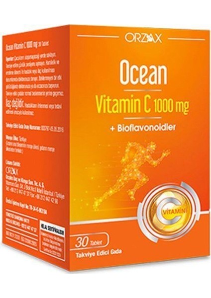 Ocean Vitamin C 1000 Mg 30 Tablet