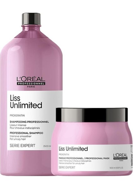 Loreal Paris Loreal Serie Expert Liss Unlimited Saç Bakım Seti