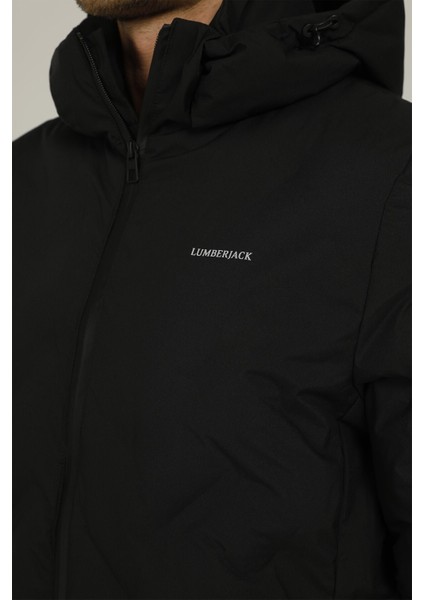 SN17 Henry Coat 1pr Siyah Erkek Kısa Kaban