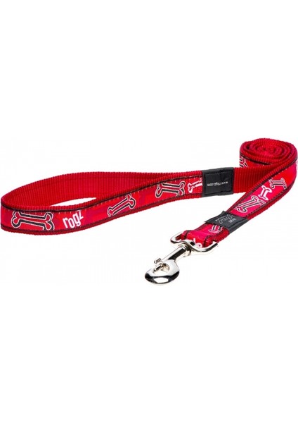 HL02-ROGZ Red Rogz Bone Köpek Gezdirme Tasması 1.2m Xl