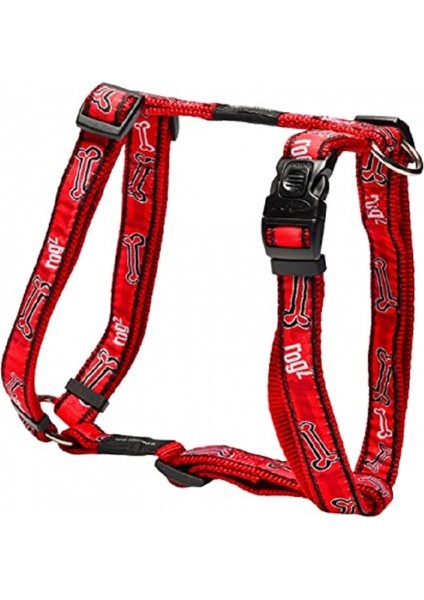 SJ03-ROGZ Red Rogz Bone Köpek Göğüs Tasması 45-75CM L