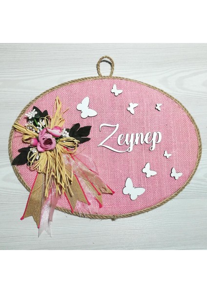 Kız Bebek Kapı Süsü, Hastane Kapı Süsü, Duvar Süsü (1 Adet) Pembe - 36205