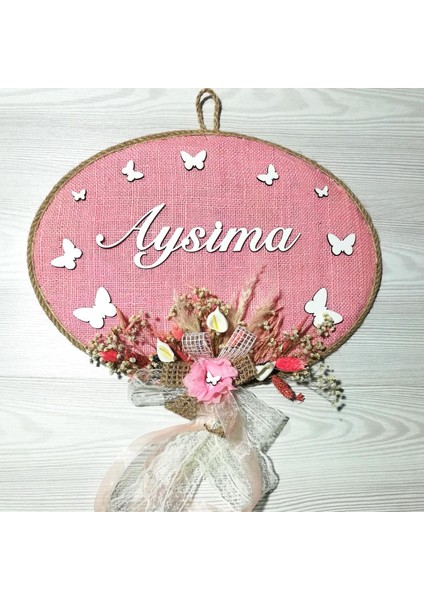 Kız Bebek Kapı Süsü, Hastane Kapı Süsü, Duvar Süsü (1 Adet) Pembe - 36201