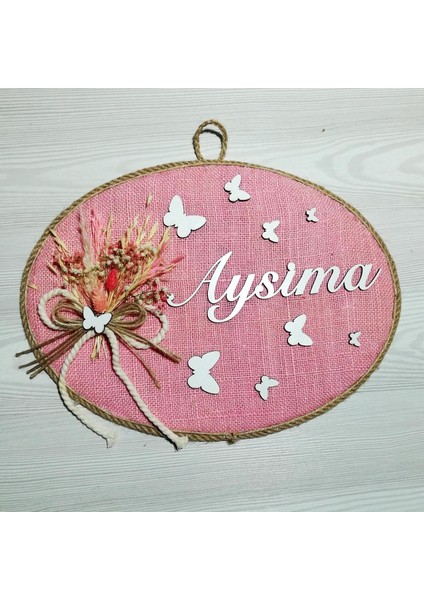 Kız Bebek Kapı Süsü, Hastane Kapı Süsü, Duvar Süsü (1 Adet) Pembe - 36211