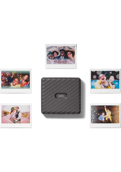 Instax Wide Link Gri Akıllı Yazıcı ve Çantalı Hediye Seti 4