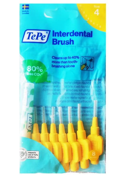 Interdental Brush Arayüz Fırçası 0.7 mm (8'li Paket)