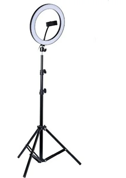 210 cm Tripod -Led Halka Işık Youtuber Tiktok Makyaj Stüdyo Işığı  Ring Light