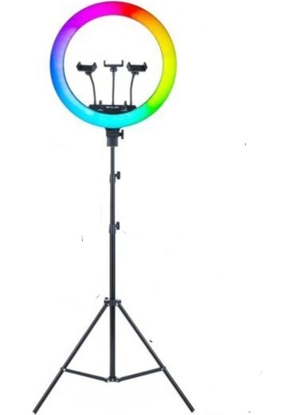 210 cm Tripod -Led Halka Işık Youtuber Tiktok Makyaj Stüdyo Işığı  Ring Light