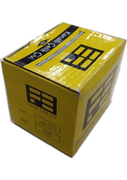 Kanallı Beton Çivisi 4*50 mm (100 Adet)