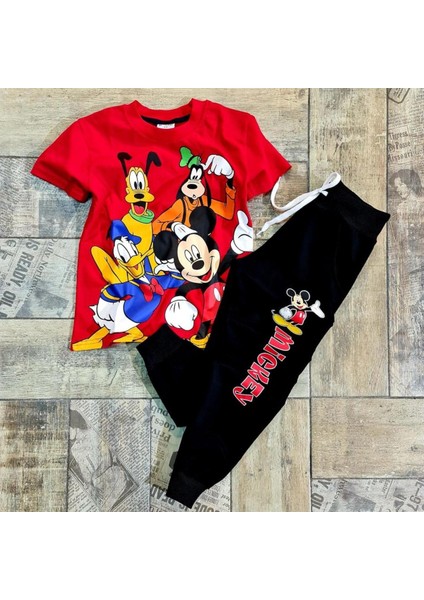 Erkek Çocuk 2'li Mickey Eşofman Takım