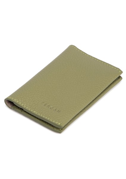 Yeşil Hakiki Deri Unisex Kredi Kartlık - S1KK00000266-G8Z