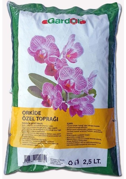 Ağaç Kabuğu Esaslı Organik Orkide Toprağı 2,5 Lt