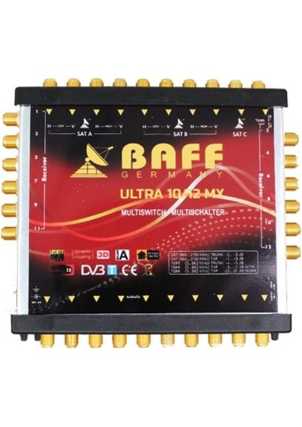 Baff Germany Ultra 10/12 Mx Uydu Santrali Multiswitch