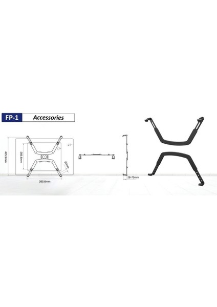 North Bayou Fp1 Universal Vesa Dönüştürücü Aparat