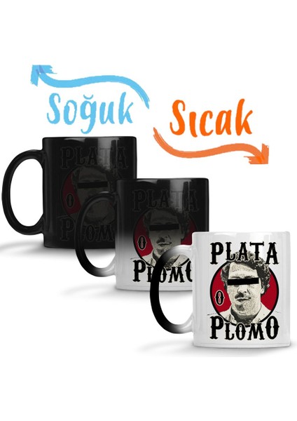 Plata O Plomo Sihirli Kupa Bardak Porselen