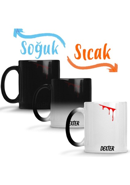 Dexter Kan Sihirli Kupa Bardak Porselen