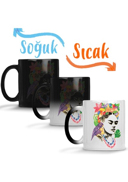 Frida Kahlo Sihirli Kupa Bardak Porselen