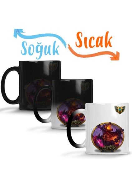 Nasus Lol League Of Legends Sihirli Kupa Bardak Porselen