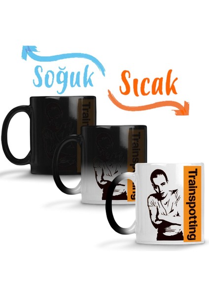 Trainspotting Sihirli Kupa Bardak Porselen