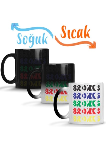 Bronks Sihirli Kupa Bardak Porselen