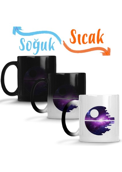 Death Star Sihirli Kupa Bardak Porselen