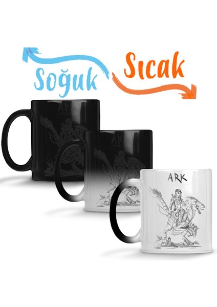 Ark Fan Art Sihirli Kupa Bardak Porselen