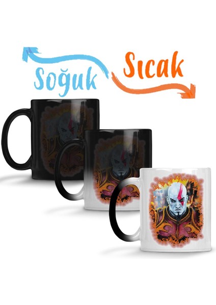 God Of War 04 Sihirli Kupa Bardak Porselen