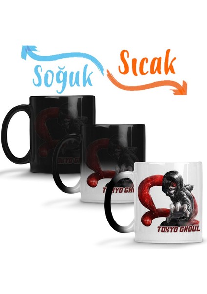 Tokyo Ghoul Sihirli Kupa Bardak Porselen