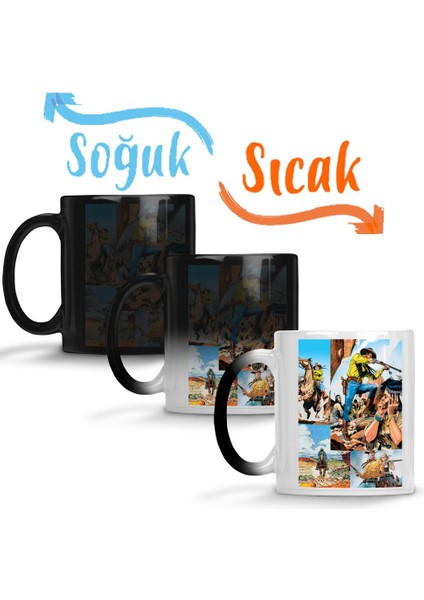 Faroeste Tex Sihirli Kupa Bardak Porselen