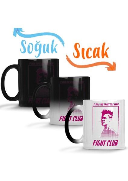 Fight Club Sihirli Kupa Bardak Porselen